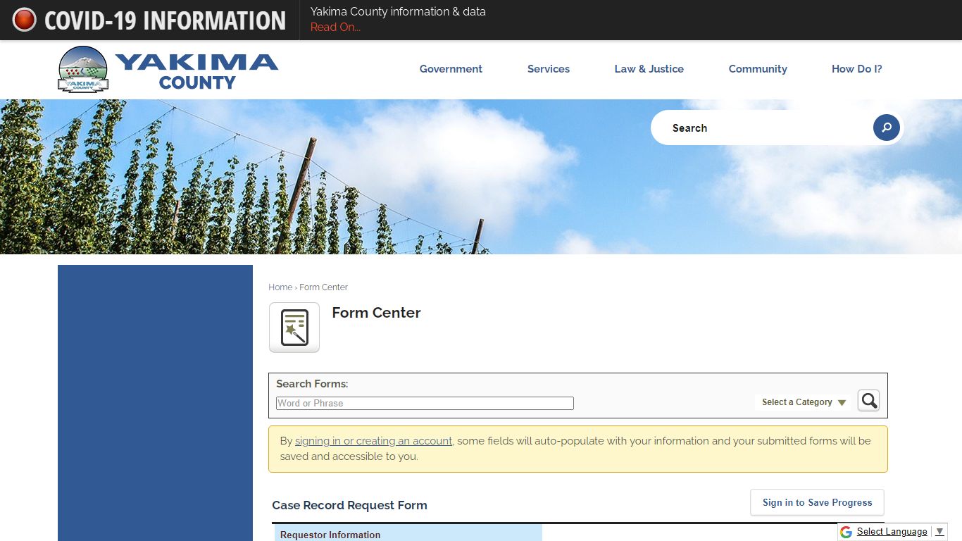 Form Center • Yakima County, WA • CivicEngage