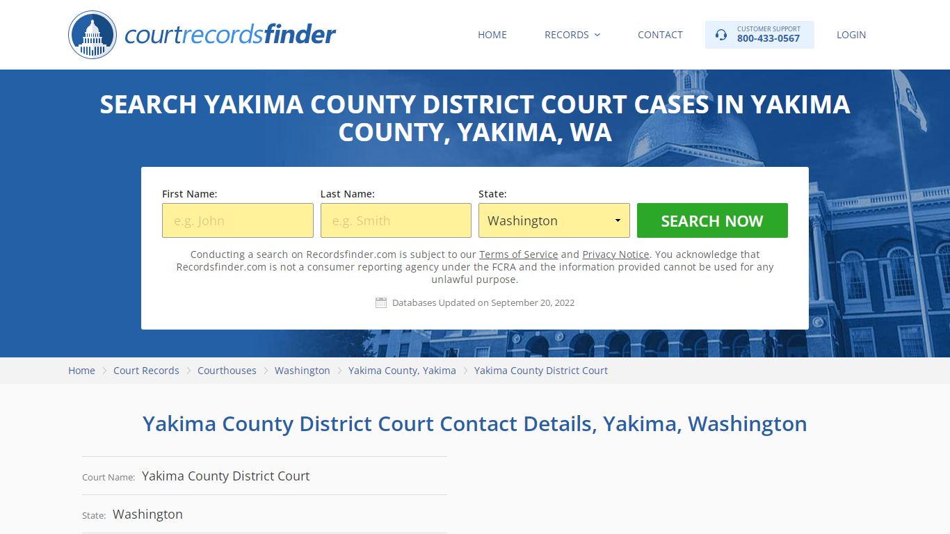 Yakima County District Court Case Search - RecordsFinder